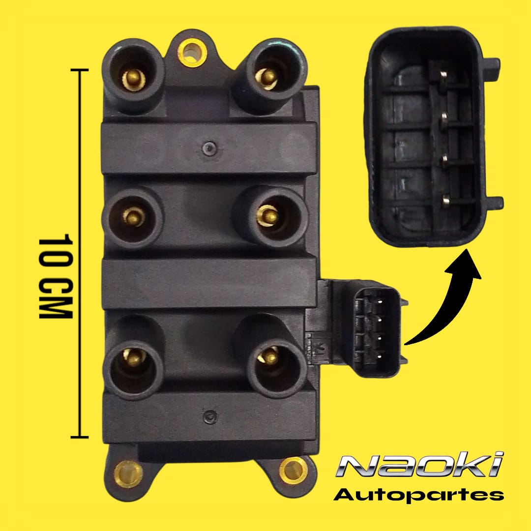 Bobina Mustang 2001 Al 2004 3.8, 3.9 Injetech 4 Pines