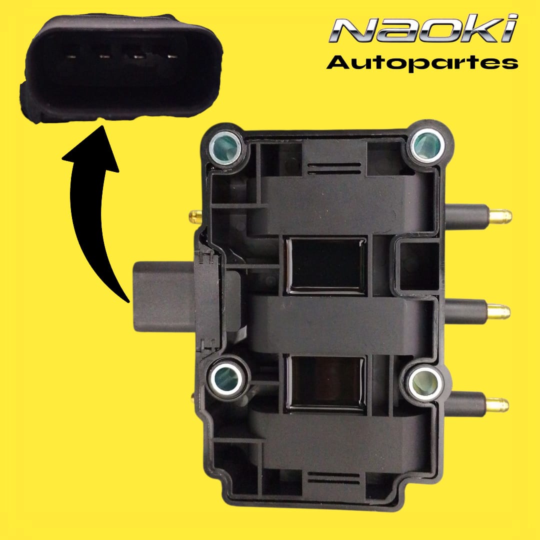 Bobina Ram 3500 1997 Al 2003 8.0 Injetech 4 Pines