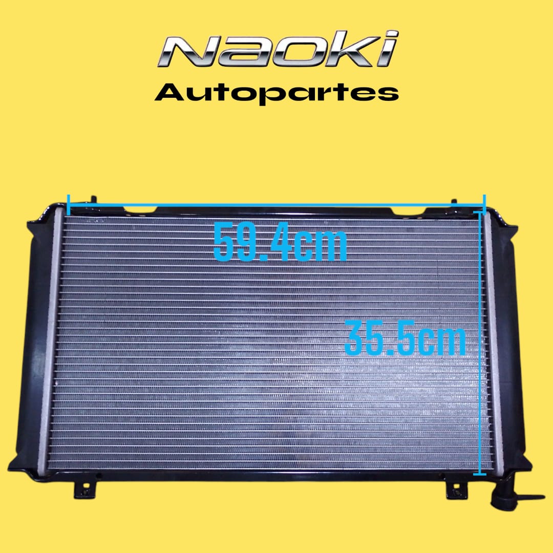 Radiador Nissan Hikari 1988 1.6L 4 Cil C/a y S/a