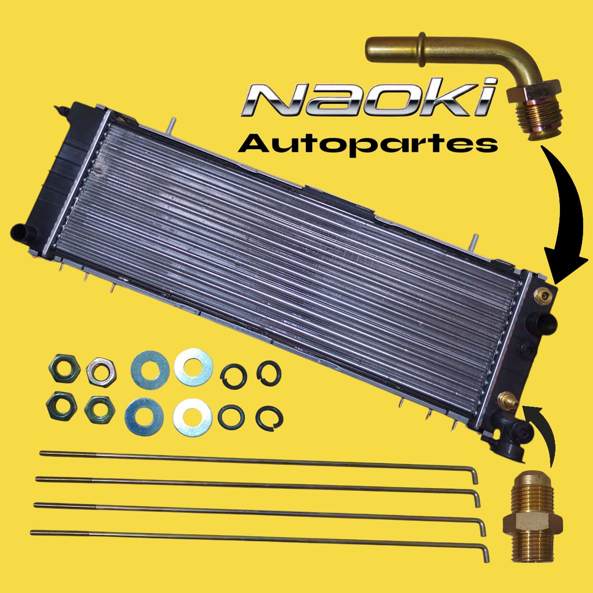Radiador Jeep Comanche 1991 Al 2001 2.5,4.0L 4cil 6cil