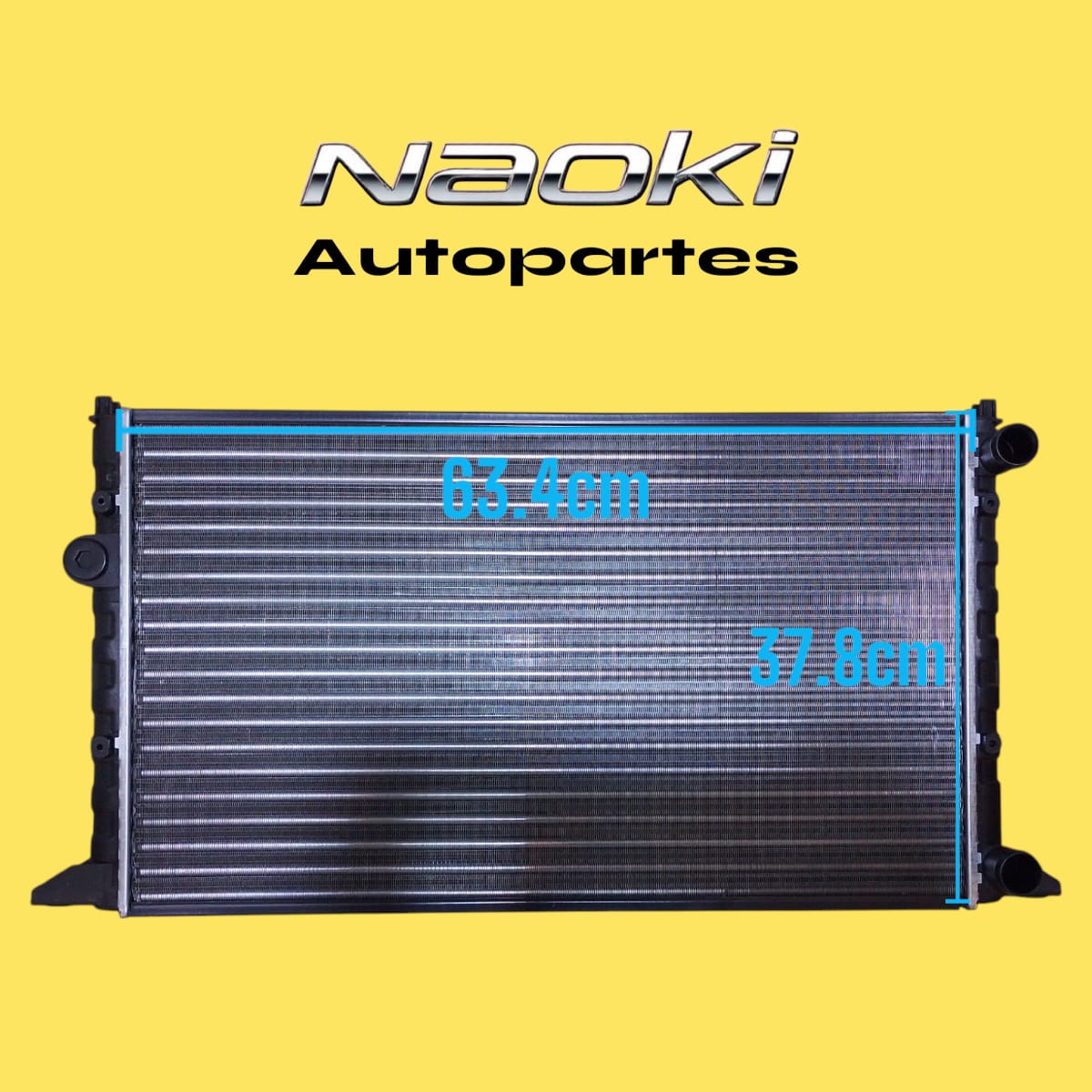 Radiador Volkswagen Derby 1992 Al 2002 2.0L 4 Cil C/a