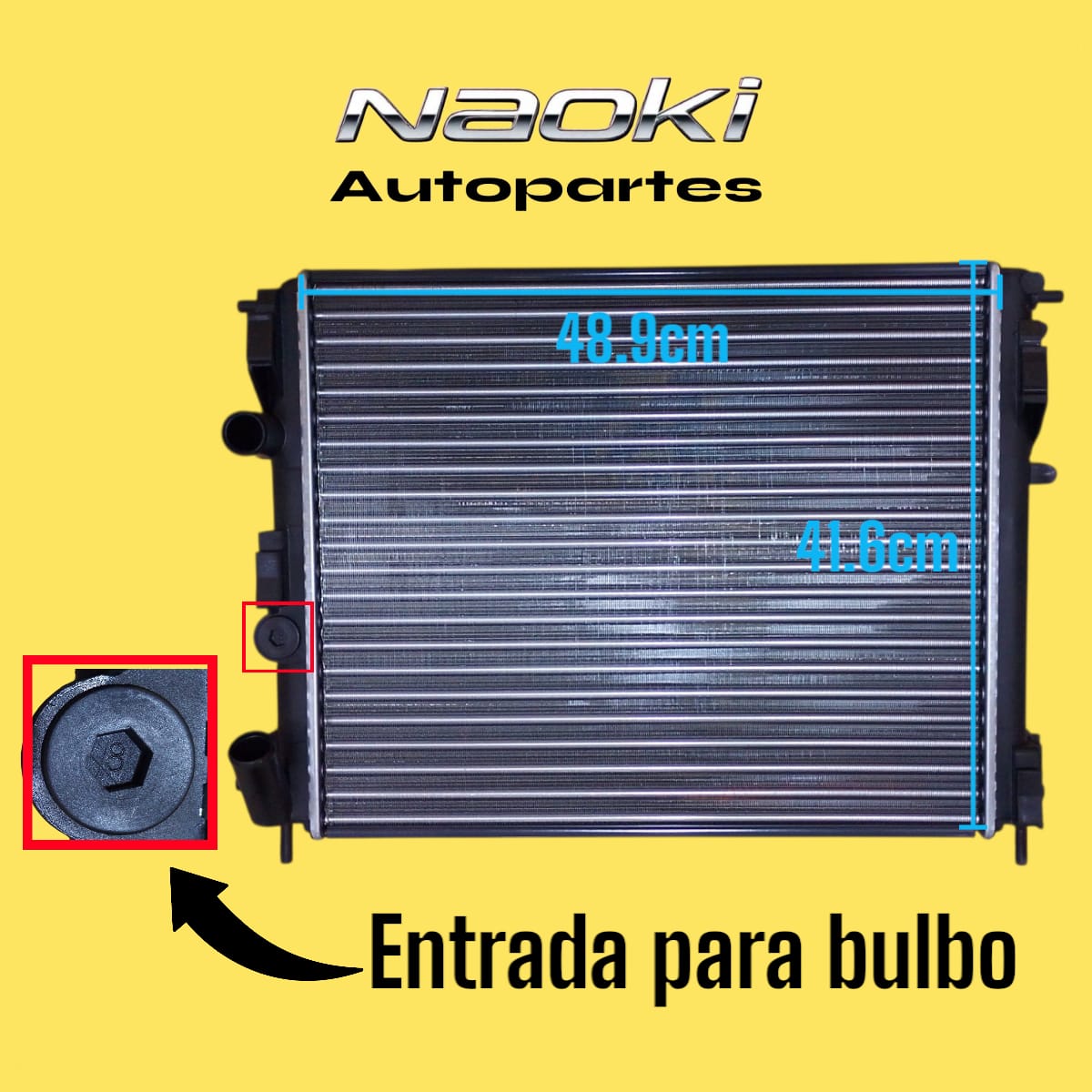 Radiador Renault Clio 2002 Al 2010 1,6L Con/sin Aire
