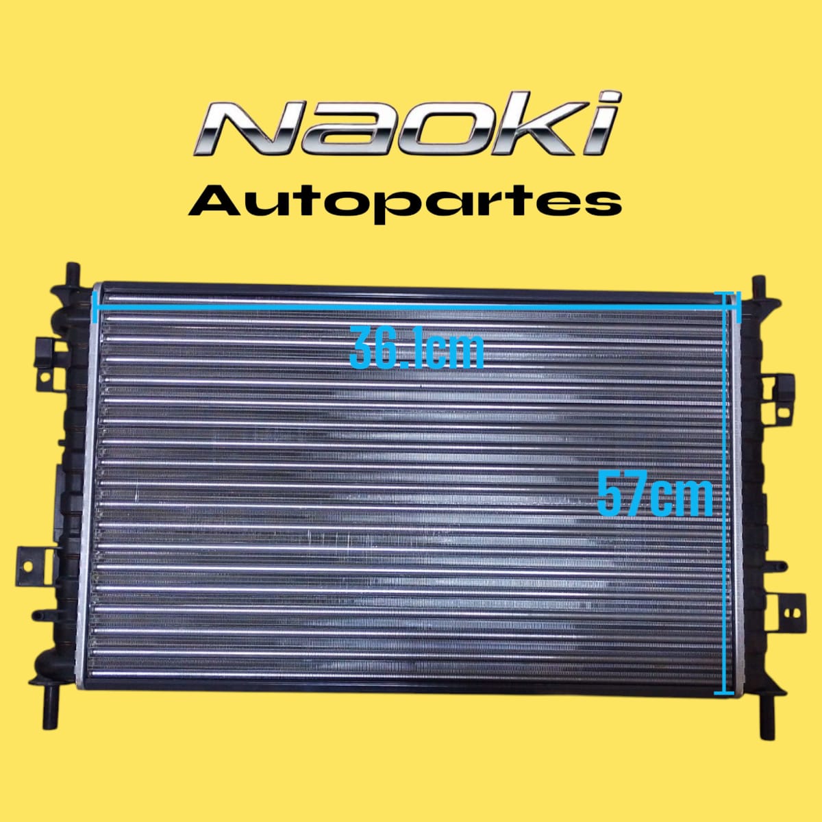 Radiador Ford Fiesta 2003 Al 2010 1,6L Ecosport 2003-2012 1,6