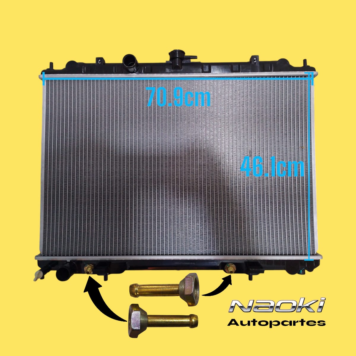 Radiador Nissan X-trail 2002 Al 2007 2,0 2,5L Con/sin Aire