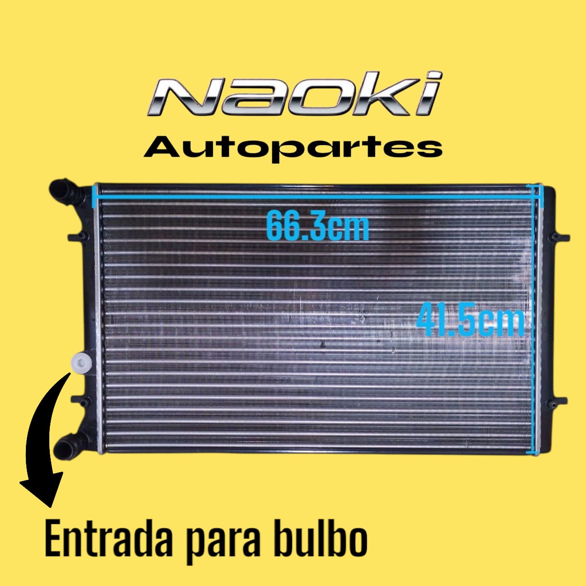 Radiador Volkswagen Jetta Clasico 2011 Al 2015 2.0L Std