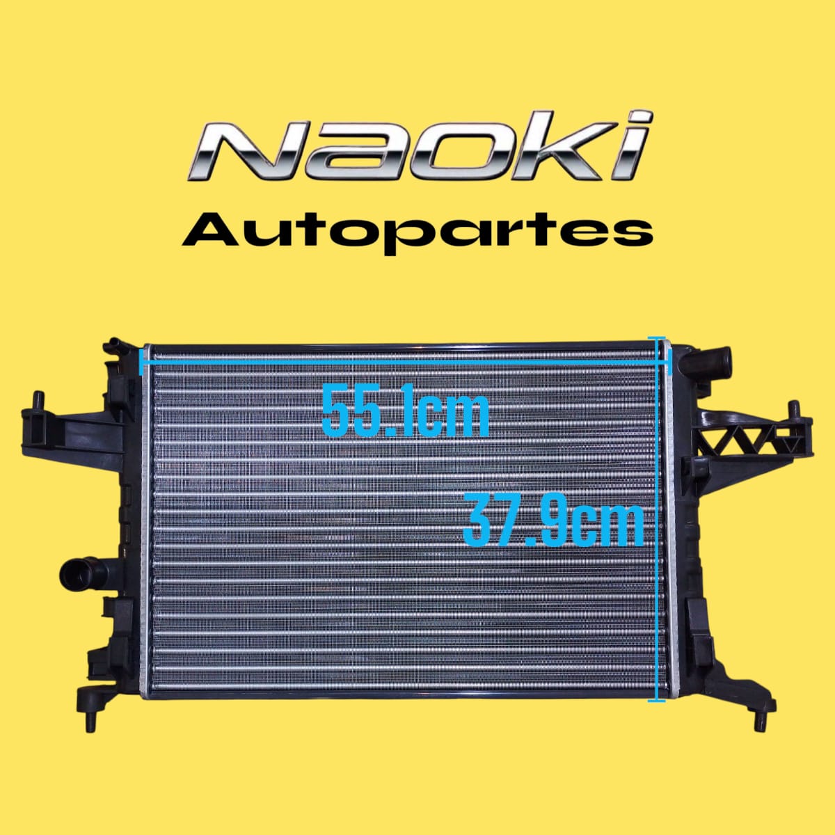 Radiador Chevrolet Tornado 2010 Al 2019 1,8L Estándar Con Y Sin Aire