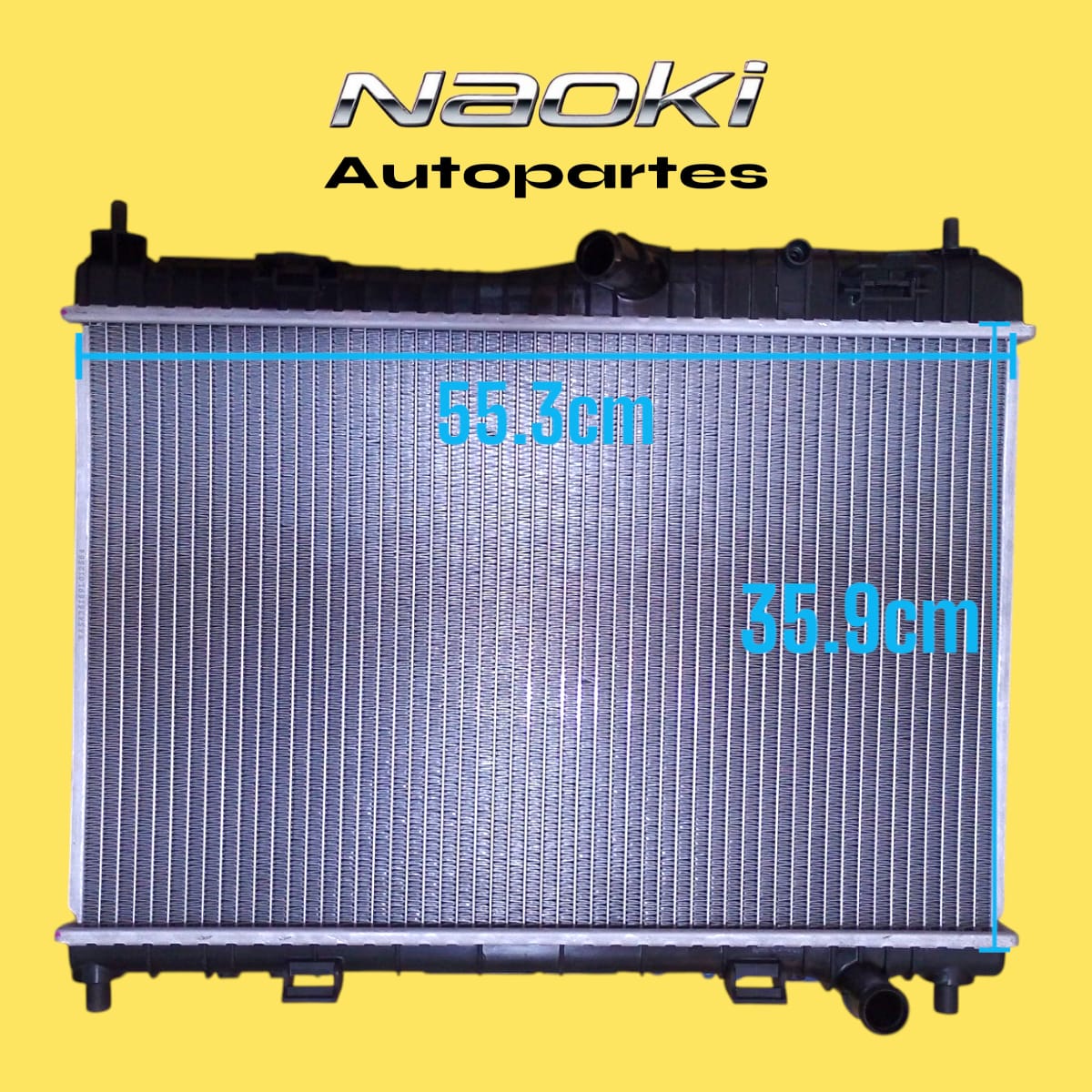Radiador Ford Fiesta Ikon 2001 Al 2015 1.6L 4 Cil C/s Aire