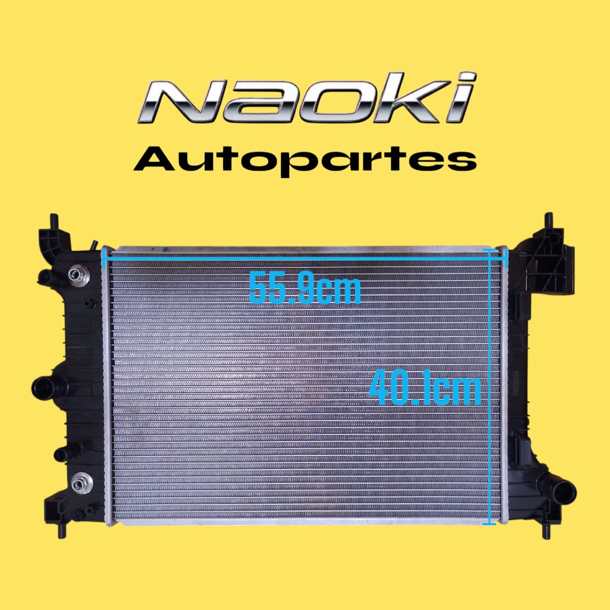 Radiador Chevrolet Sonic 2012 Al 2018 1,4 1,8L Automatico C/s Aire
