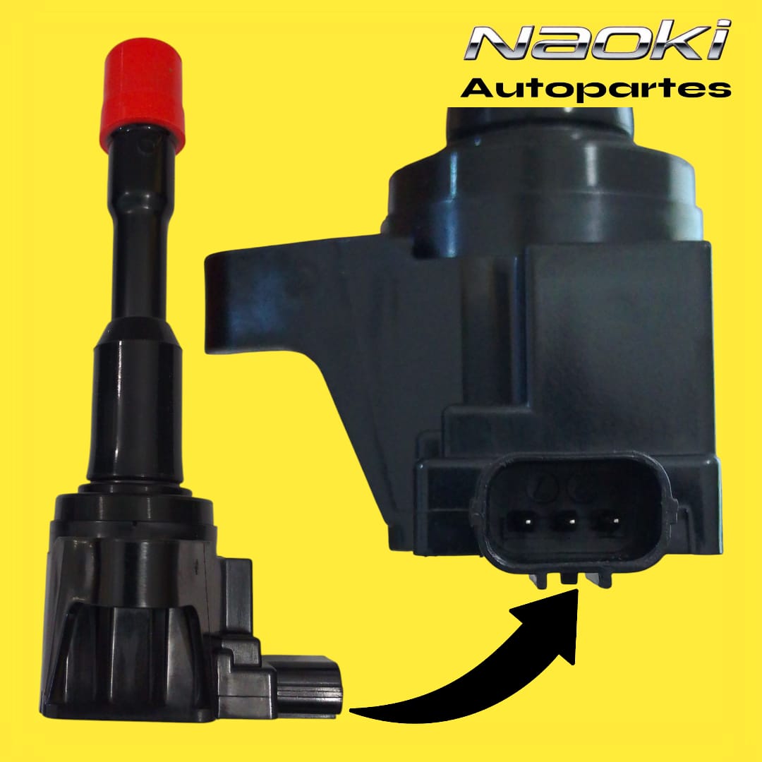 Bobina Honda Civic 2003 Al 2011 1.3 Injetech 3 Pines
