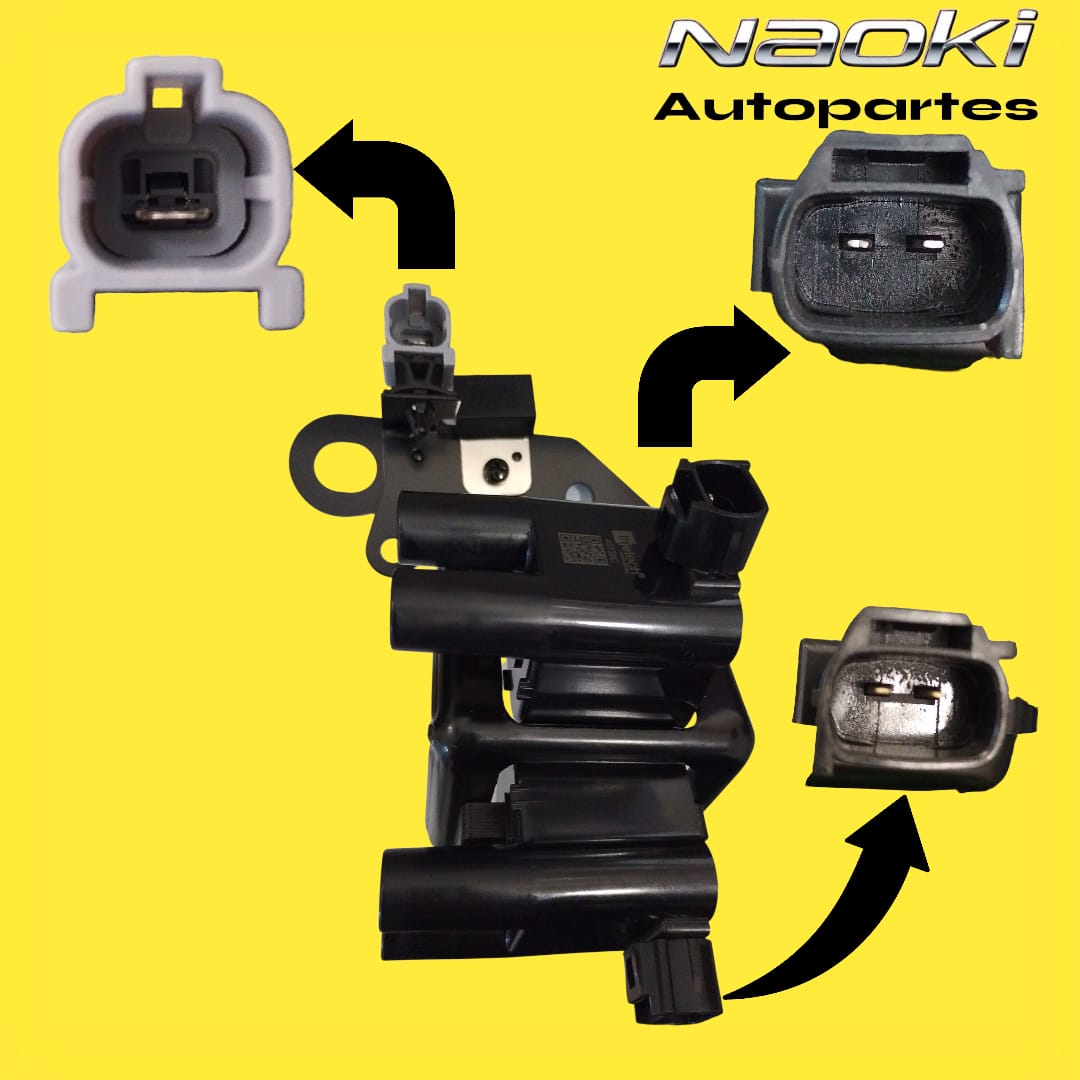 Bobina Hyundai Accent 2000,2001,2002 1.5 Injetech 2 Pines