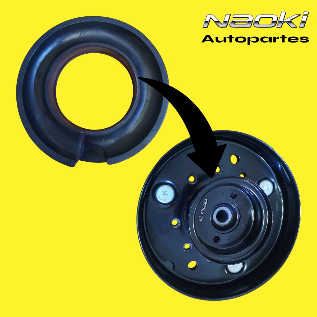 Base Amortiguador Del Der/izq Ford F250 2009 Al 2009 4.6
