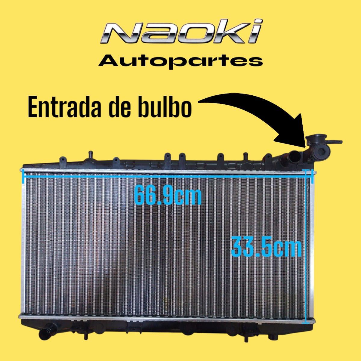 Radiador Nissan Tsubame 1994 Al 2004 Con Y Sin Aire 1.6L