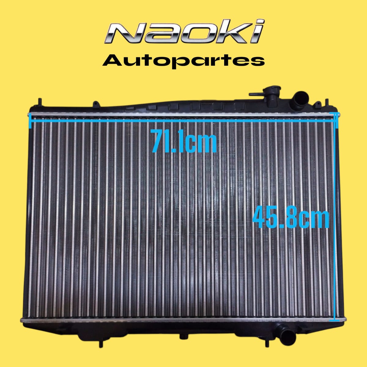 Radiador Nissan D22 2008 Al 2015 C/s Aire Gasolina 2.4l/2.5L