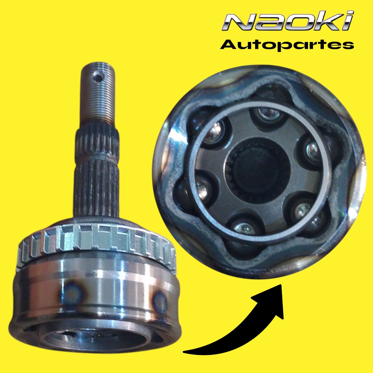 Espiga Chevrolet Tornado 2004 Al 2011 Derecha o Izquierda Estrias 22 Con abs Homocinética