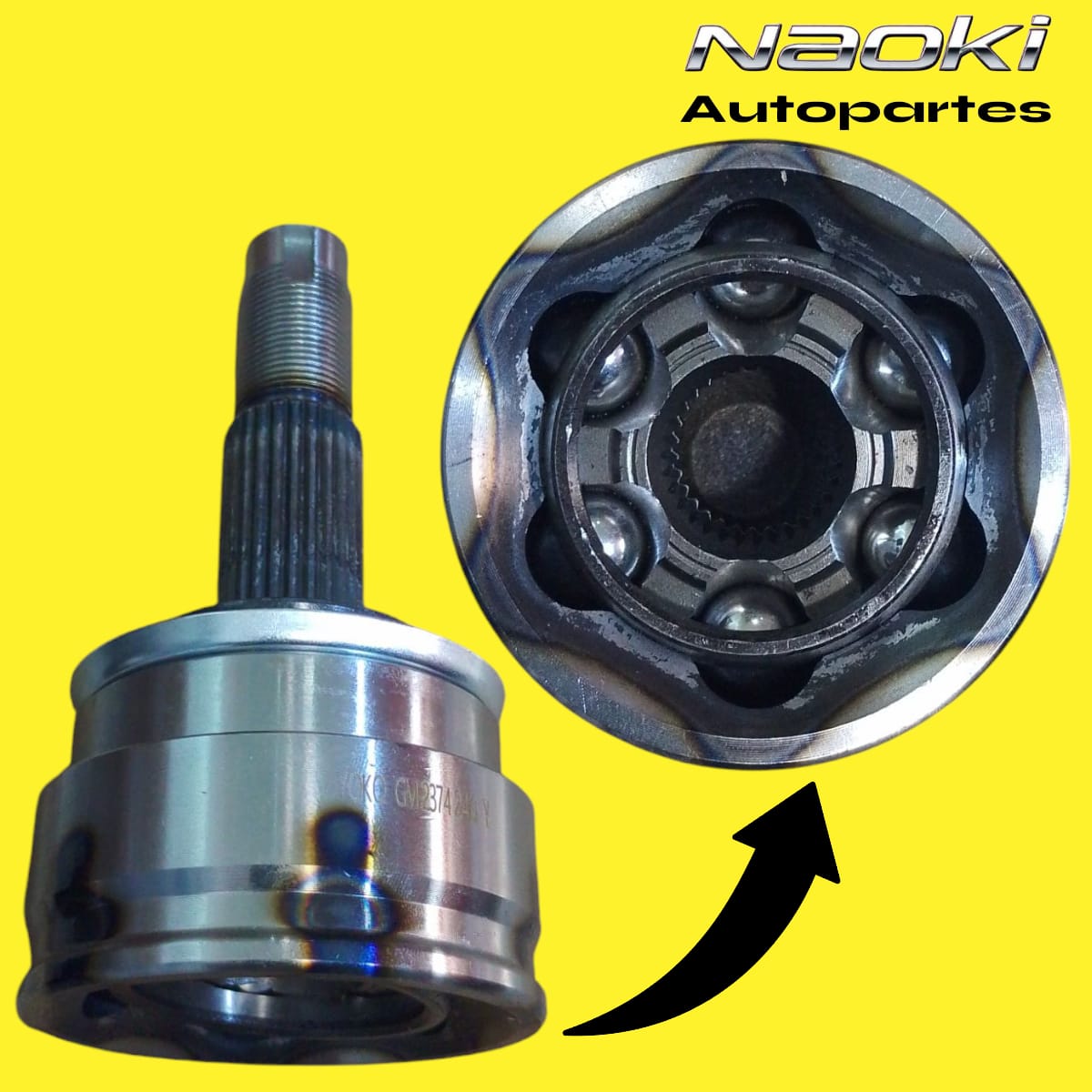 Espiga Chevrolet Sonic 2012 Al 2018 Derecho o Izquierdo Estrias 25 Sin abs Homocinética