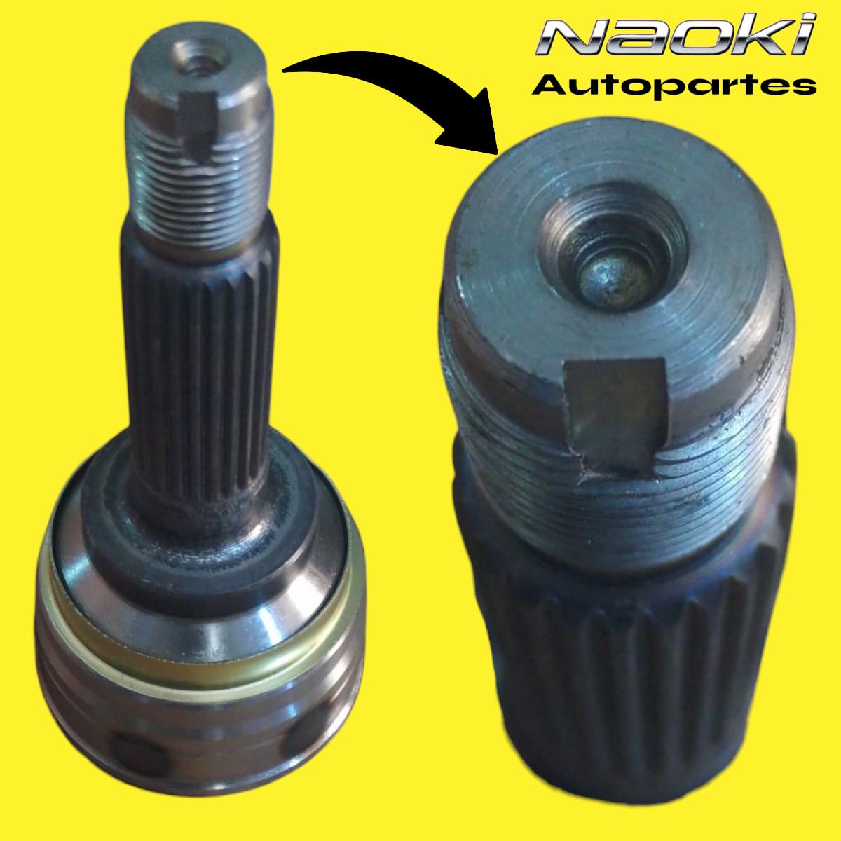 Espiga Chevrolet Matiz 2003 Al 2015 Derecho o Izquierdo Estrias 23 Sin abs Homocinética