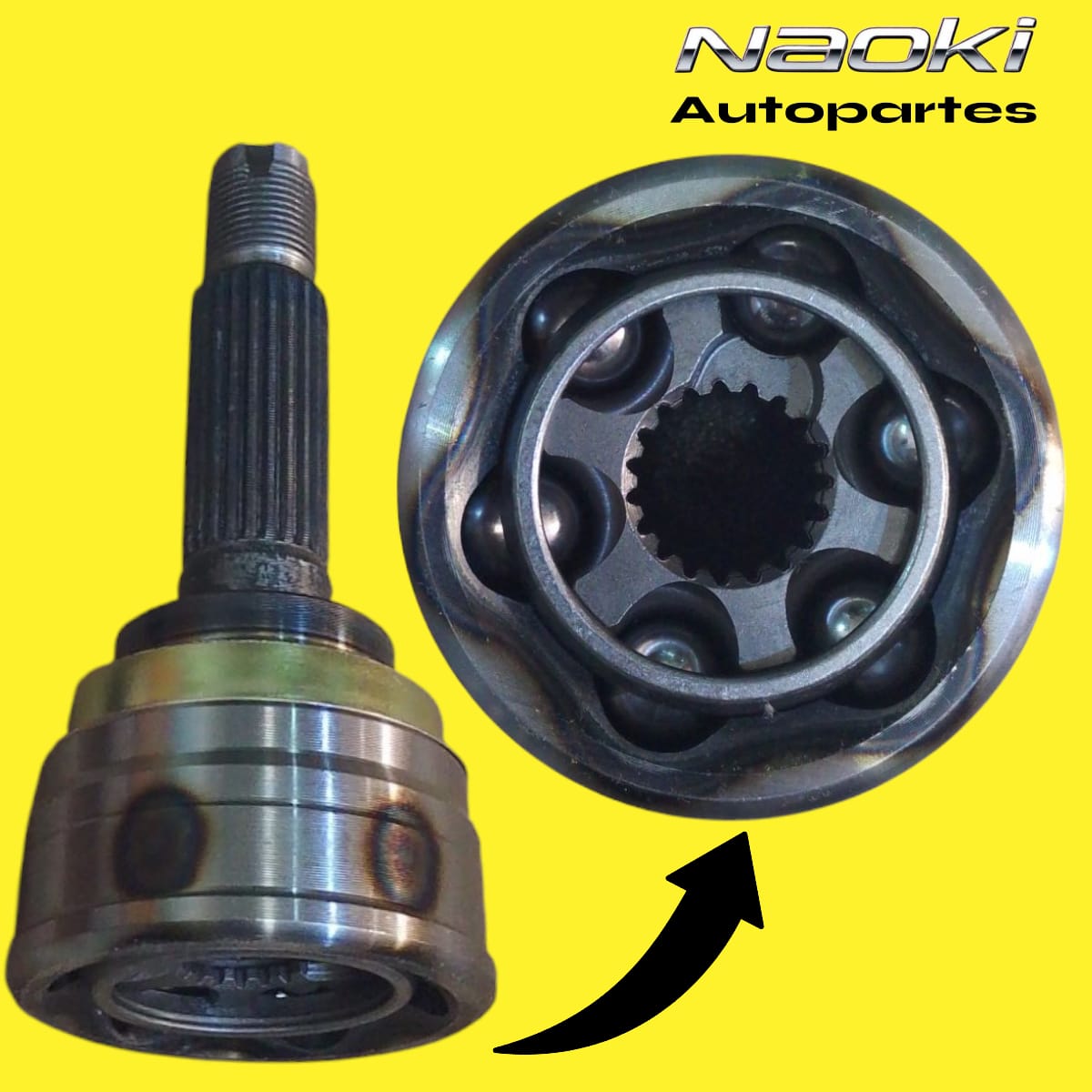 Espiga Chevrolet Matiz 2003 Al 2015 Derecho o Izquierdo Estrias 23 Sin abs Homocinética