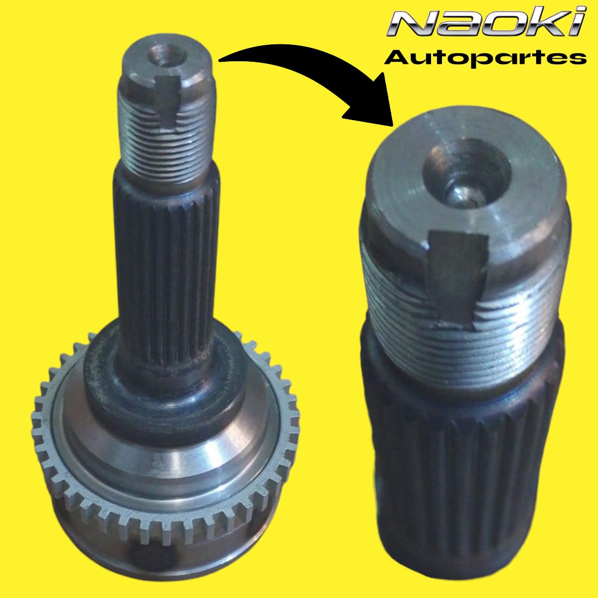Espiga Matiz 2003 Al 2015 Derecho o Izquierdo Estrias 23 Con abs Homocinética