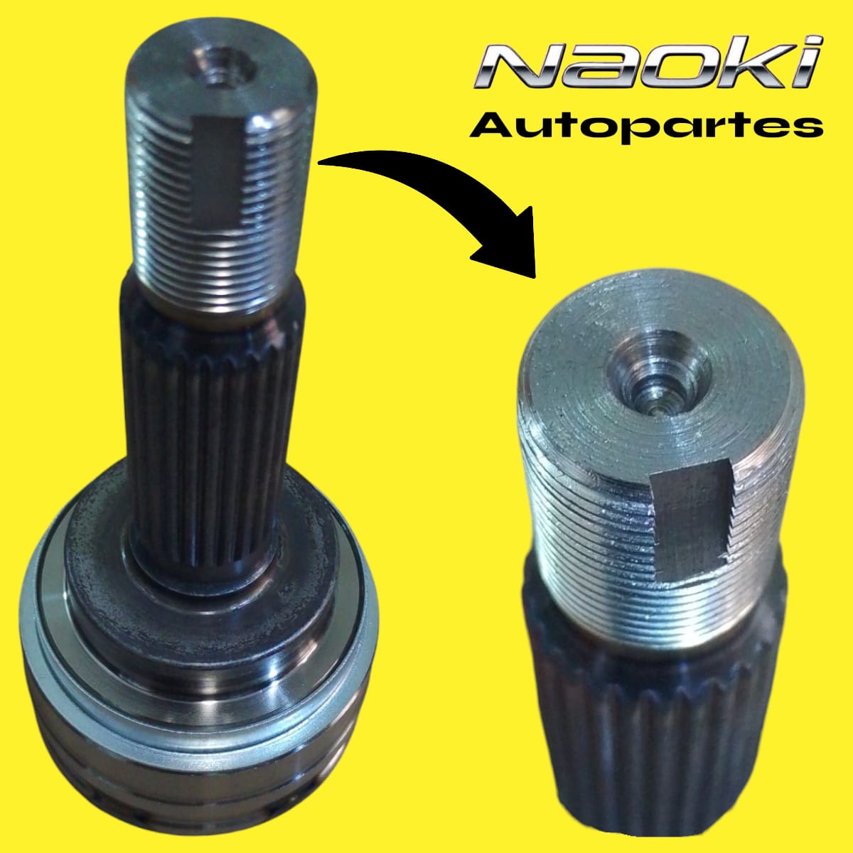 Espiga Dodge Atos 2005 Al 2012 Derecho o Izquierda Estrias 25 Sin abs Homocinética