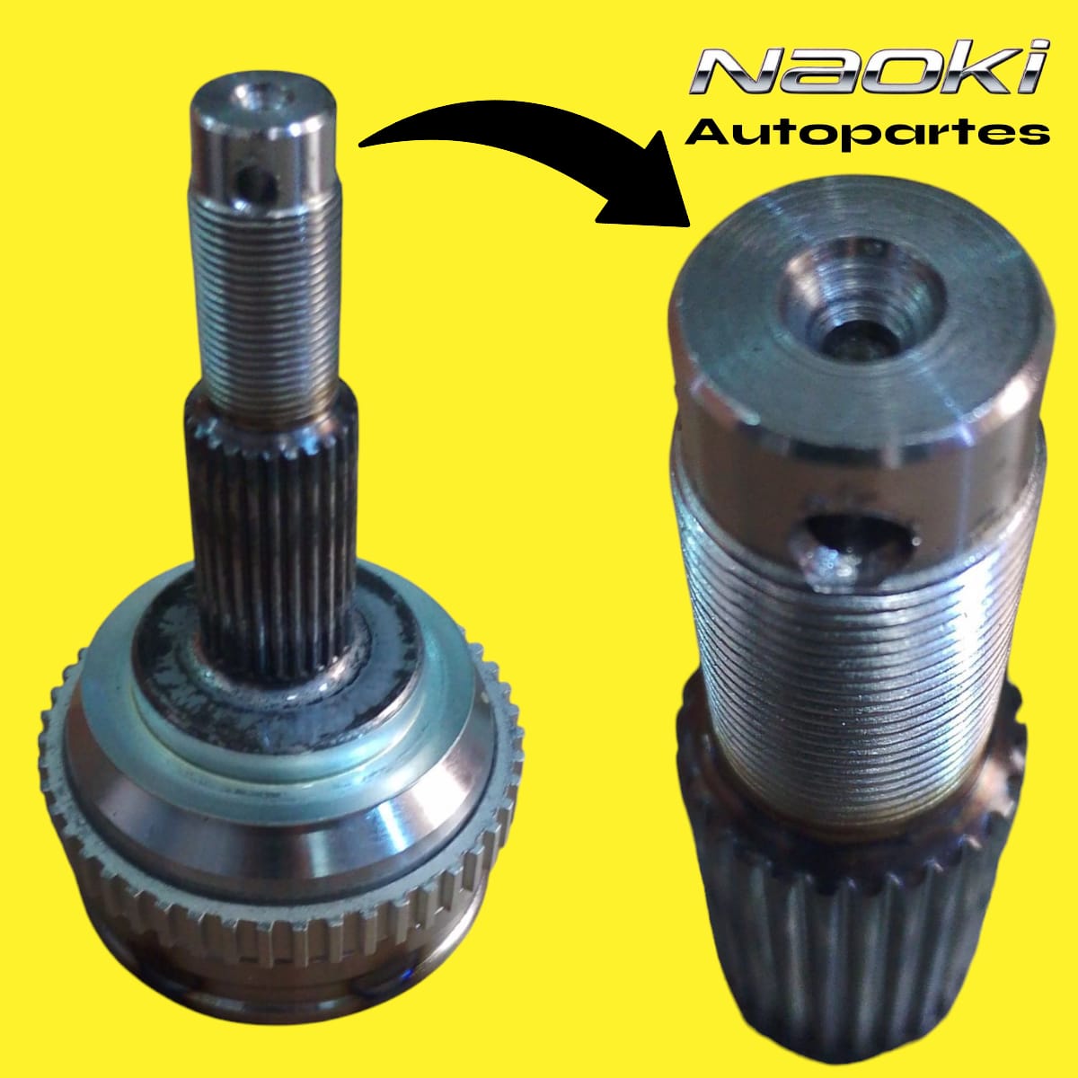 Espiga Dodge Caravan 1990 Al 1995 Derecho o Izquierda Estrias 26 Con abs Homocinética