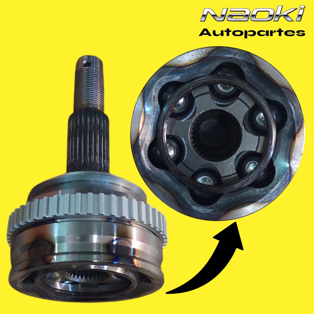 Espiga Dodge Caravan 1990 Al 1995 Derecho o Izquierda Estrias 26 Con abs Homocinética