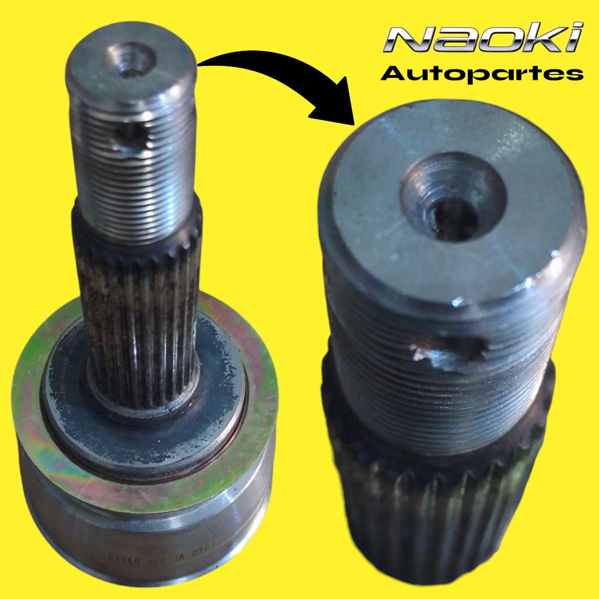 Espiga Dodge Atitude 2006 Al 2011 Derecho o Izquierda Estrias 25 Sin abs Homocinética
