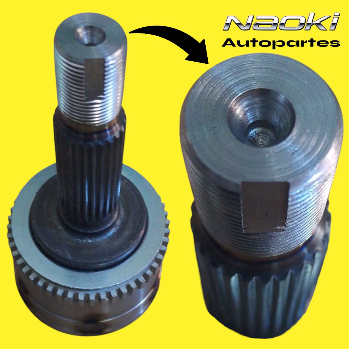 Espiga Dodge Atitude 2006 Al 2011 Derecho o Izquierda Estrias 25 Con abs Homocinética