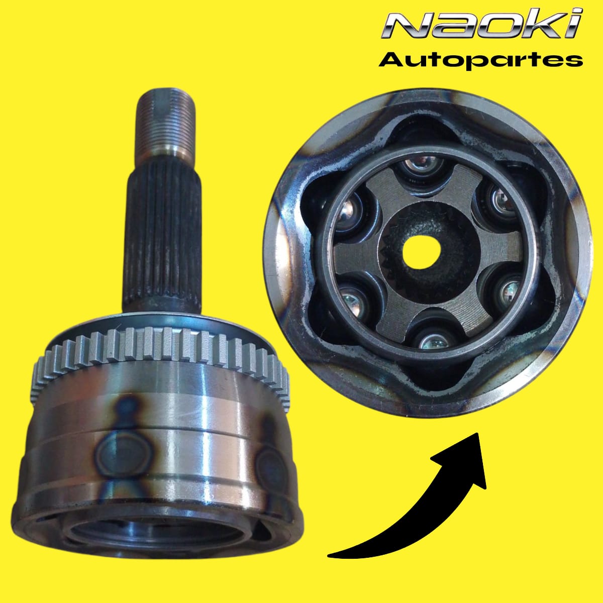Espiga Dodge Atitude 2006 Al 2011 Derecho o Izquierda Estrias 25 Con abs Homocinética
