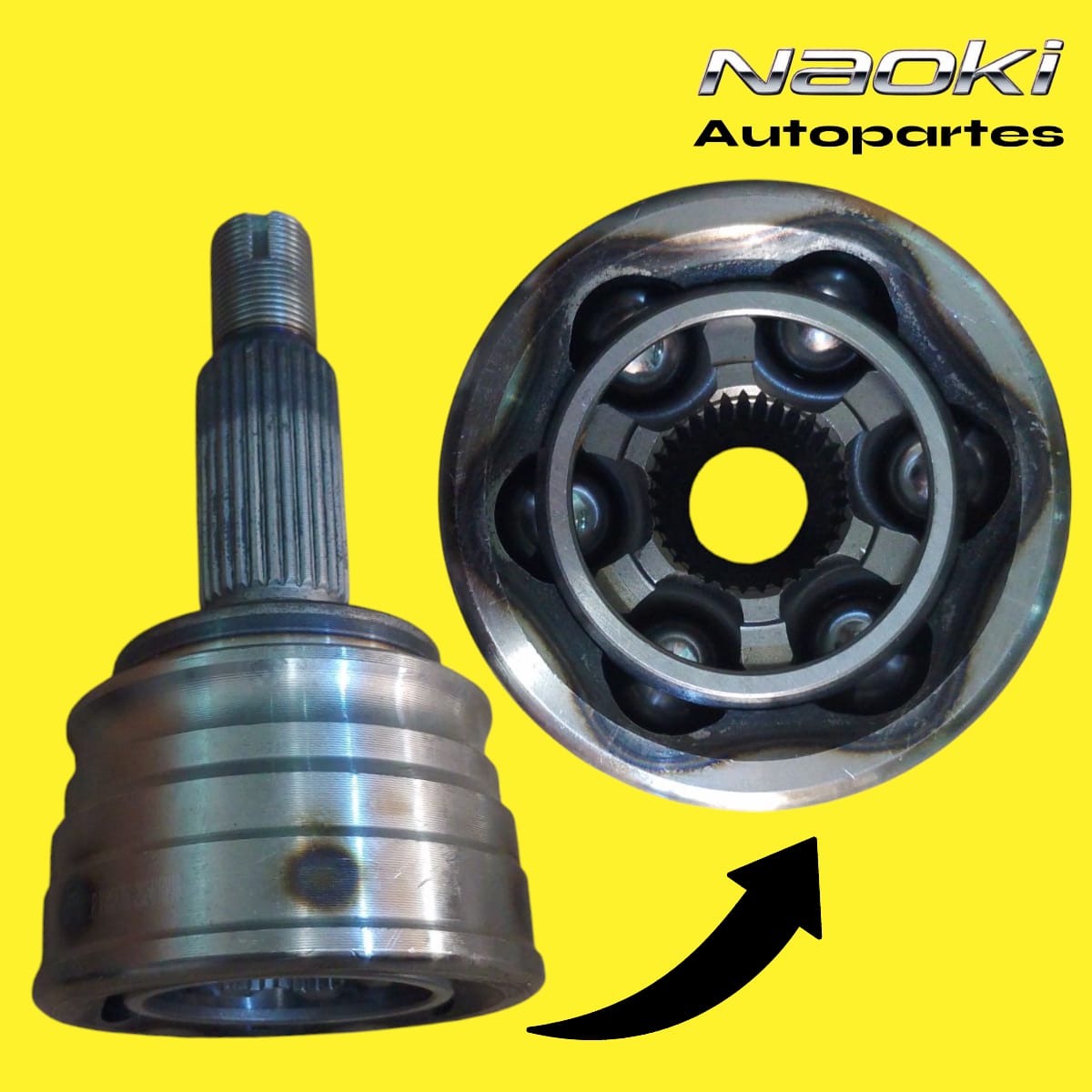 Espiga Dodge Caliber 2007 Al 2012 Derecho o Izquierda Estrias 28 Sin abs Homocinética