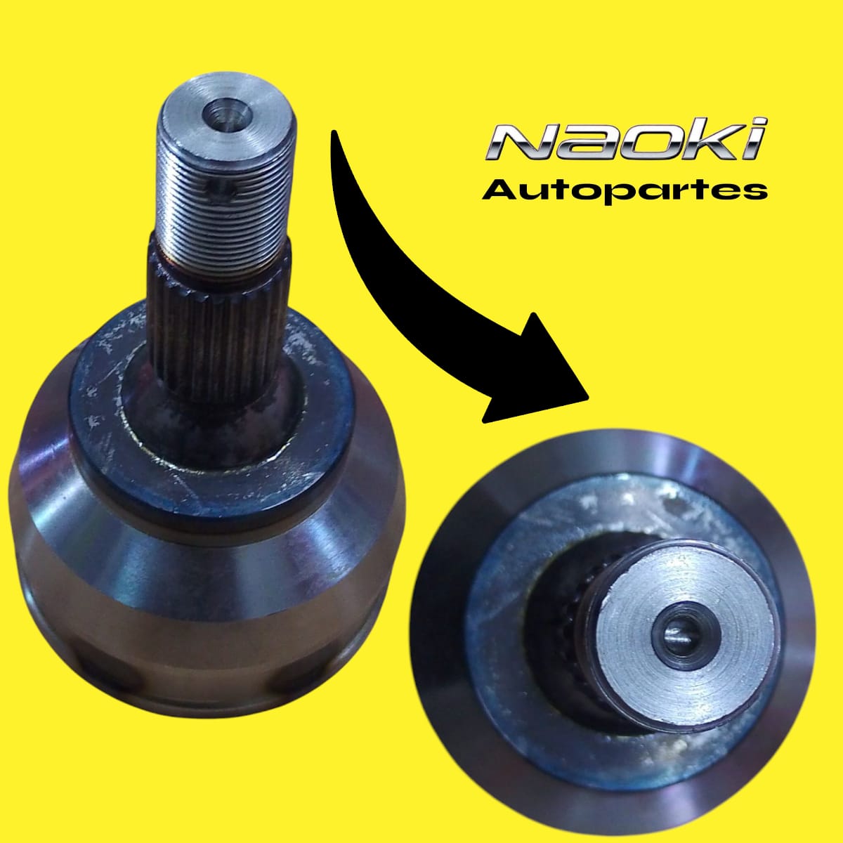 Espiga Peugeot Partner 2004 Al 2012 Derecho o Izquierdo Estrias 25 Sin abs Homocinética