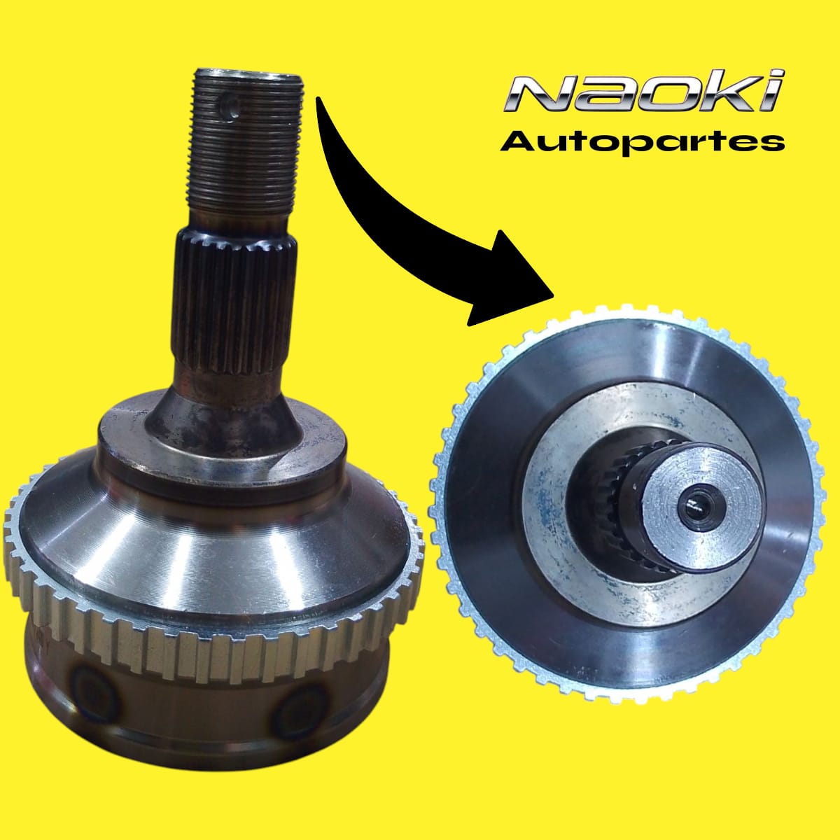Espiga Peugeot Partner 2004 Al 2012 Derecho o Izquierdo Estrias 25 Con abs Homocinética