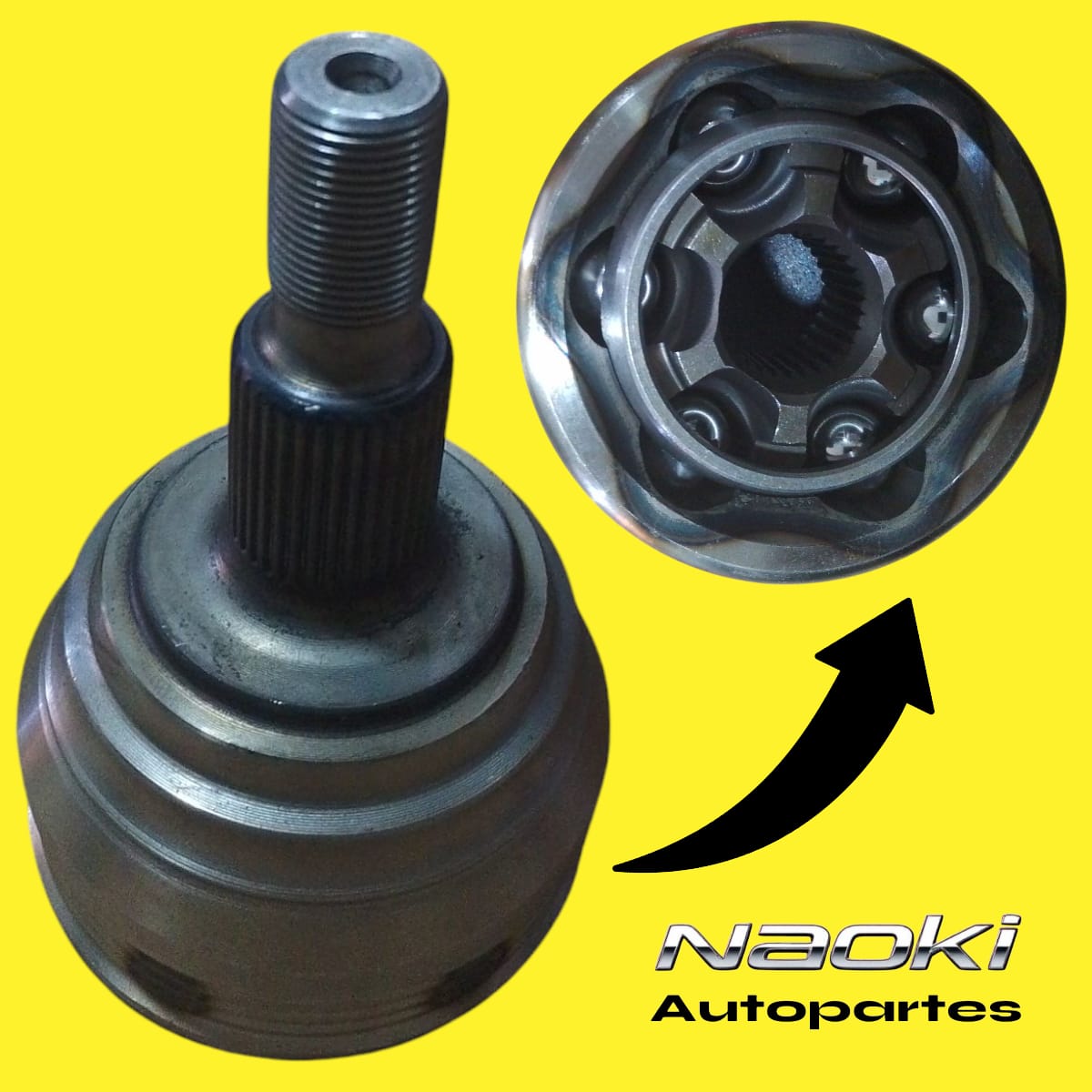 Espiga Volkswagen Jetta 1999 Al 2015 Derecho o Izquierdo Estrias 36 Sin abs Homocinética