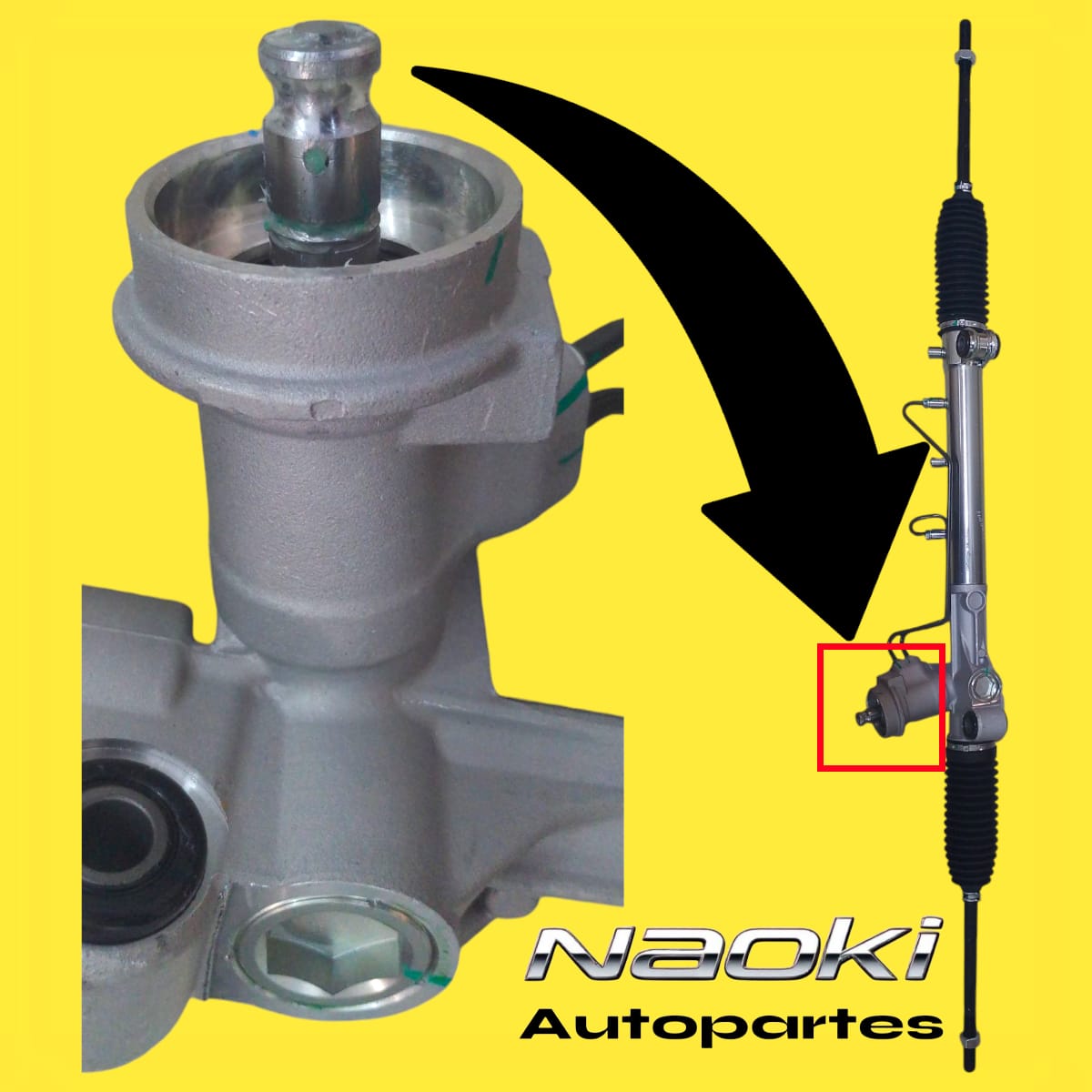 Caja Direccion Hidraulica Mercury Mariner 2005 Al 2007 2.0 Cremallera
