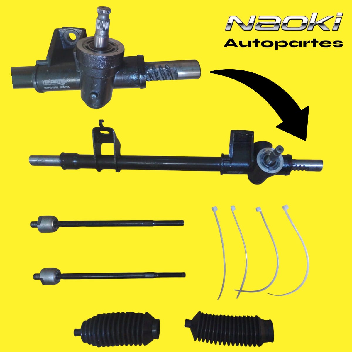 Caja Direccion Estandar Ford Ka 2001 Al 2008 1.6 Cremallera