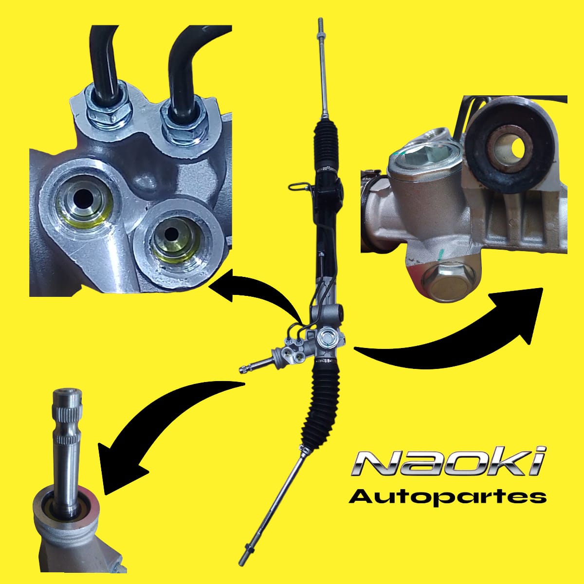 Caja Direccion Hidraulica Mitsubishi Outlander 2008 Al 2013 2.4 3.0 Cremallera