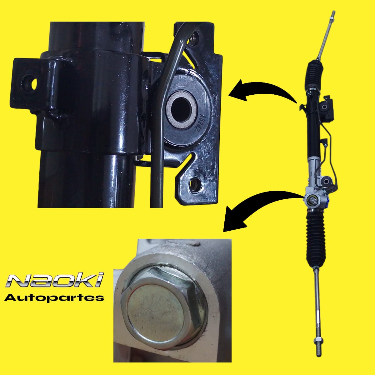 Caja Direccion Hidraulica Mitsubishi Outlander 2008 Al 2013 2.4 3.0 Cremallera
