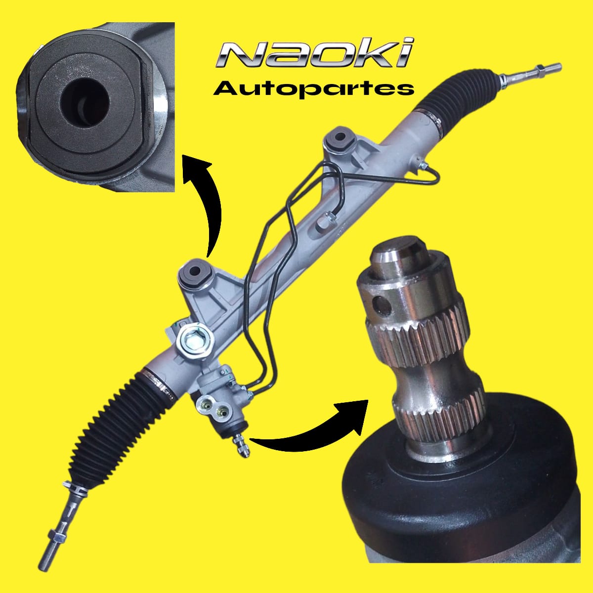 Caja Direccion Hidraulica Mitsubishi L200 2016 Al 2024 2.4, 2.5 Cremallera