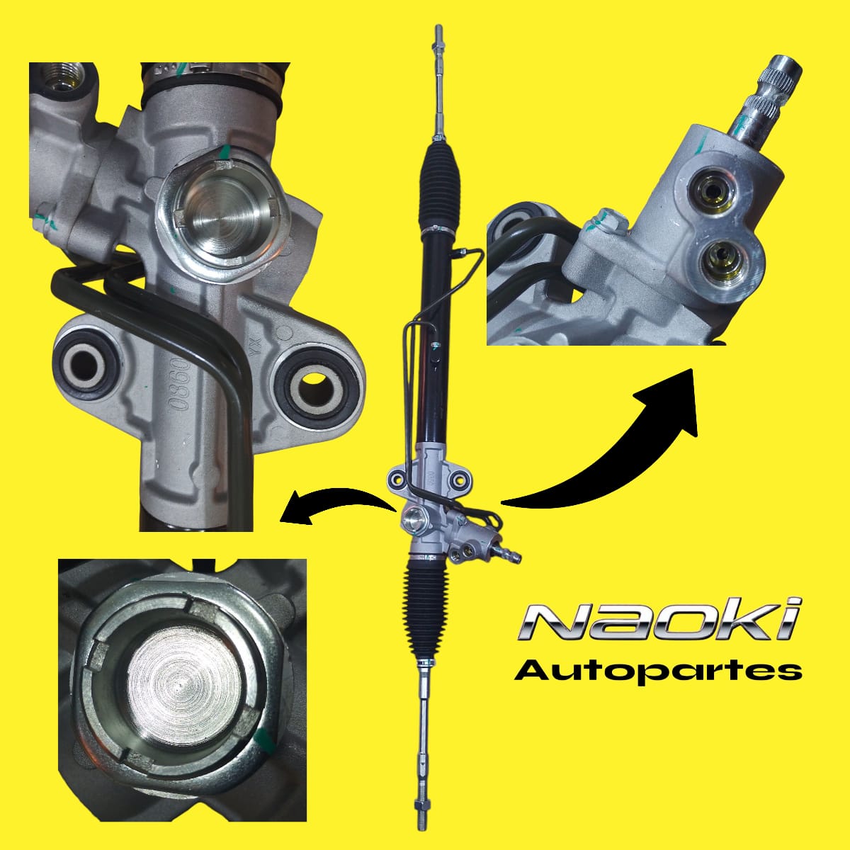 Caja Direccion Hidraulica Mitsubishi L200 2008 Al 2015 2.4 Cremallera