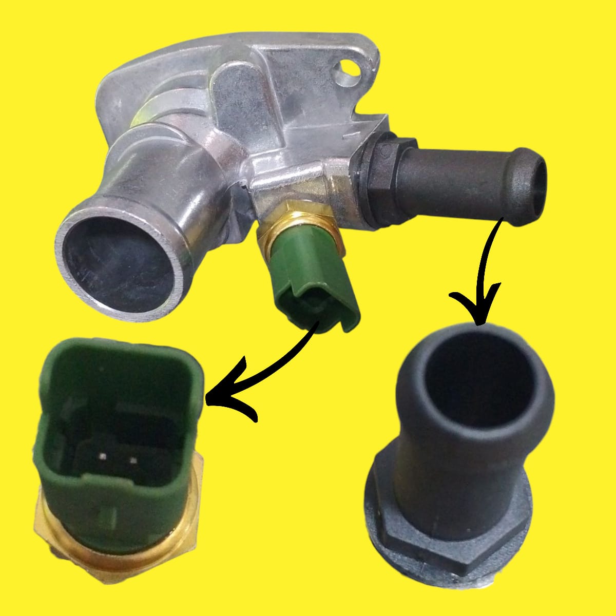 Toma Agua Fiat Panda 2007 Al 2009 1.2