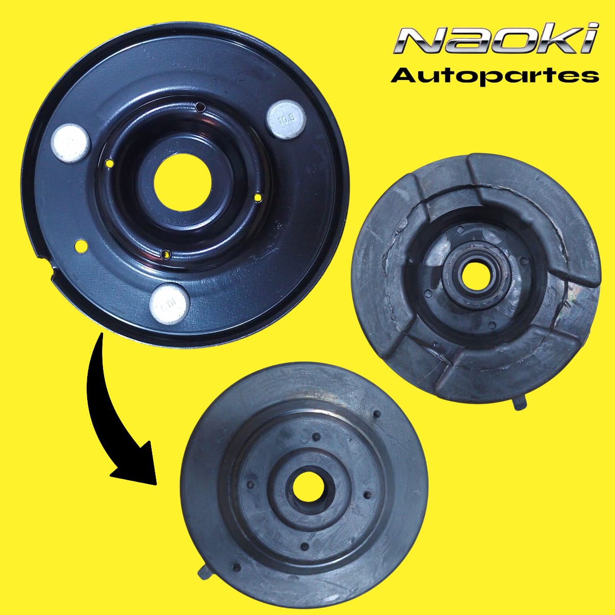 Base Amortiguador X-terra 2005 Al 2015 Del Der O Izq