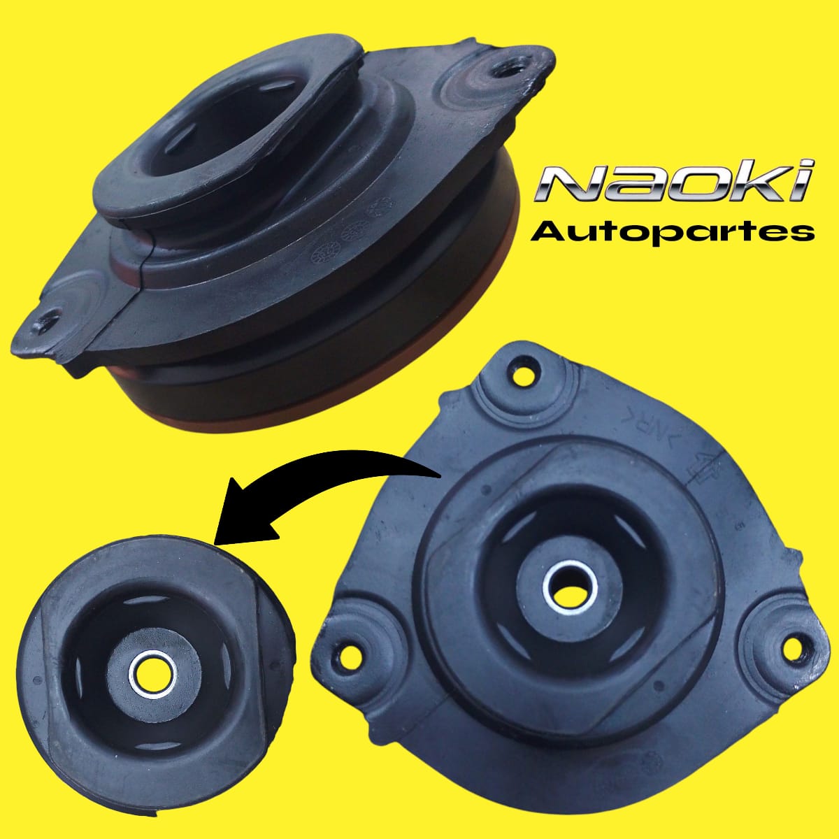Base Amortiguador Sentra B-17 2006 Al 2017 Del Der 1.6