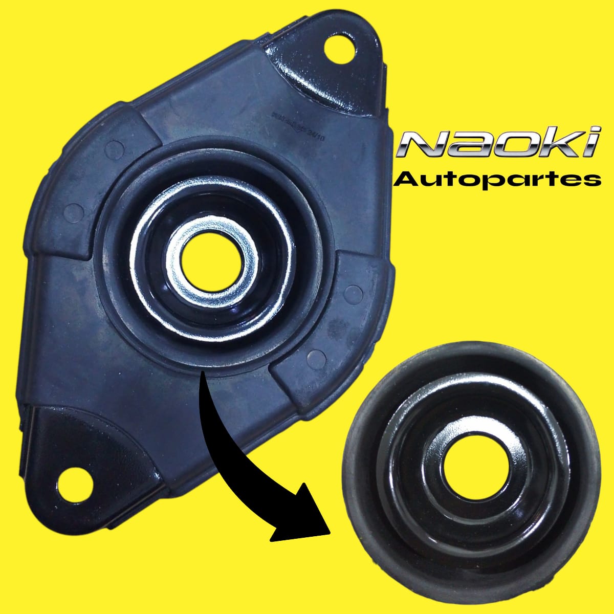 Base Amortiguador Almera 2001 Al 2006 Tras Der O Izq 1.8