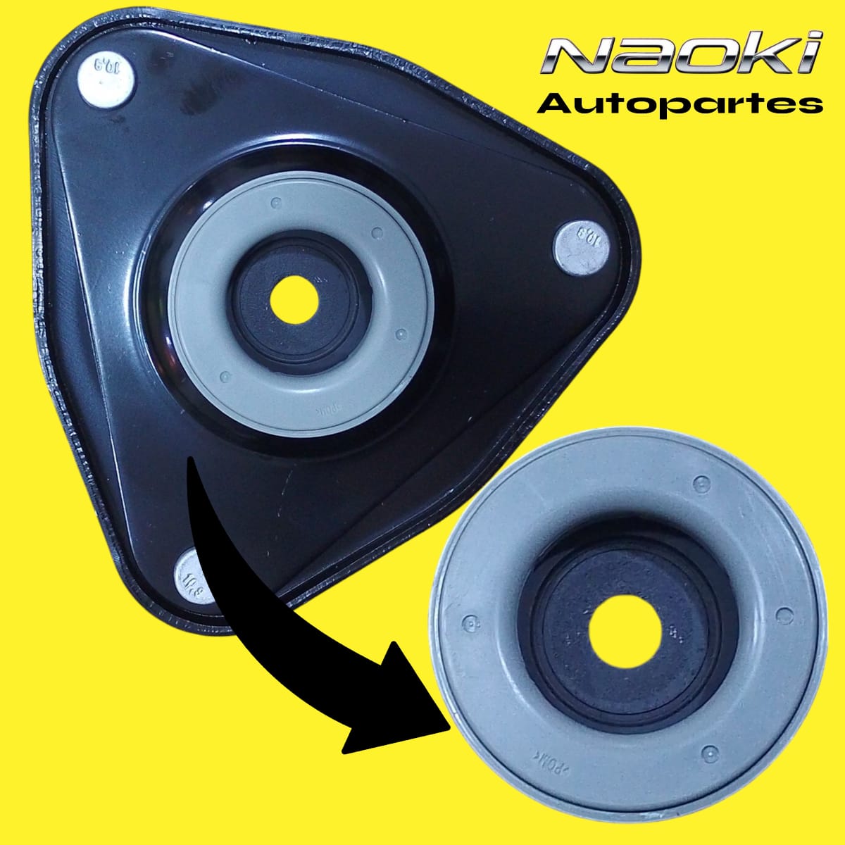 Base Amortiguador Lancer 2003 Al 2007 Del Der O Izq 2.0
