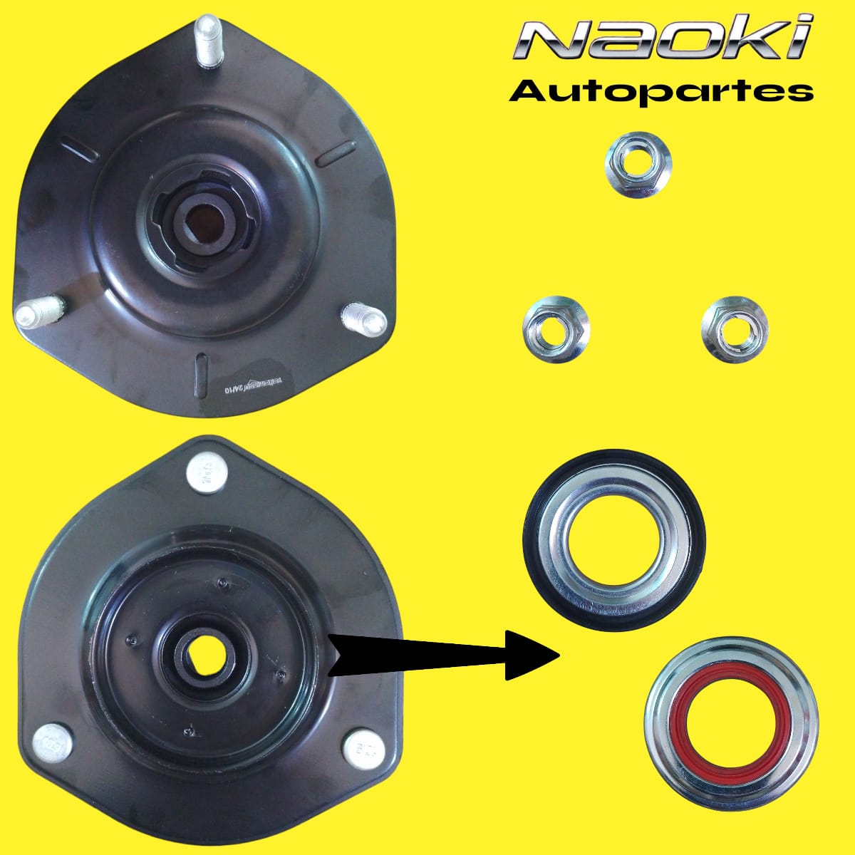 Base Amortiguador Camry 2007 Al 2017 Del Der O Izq 2.4, 2.5