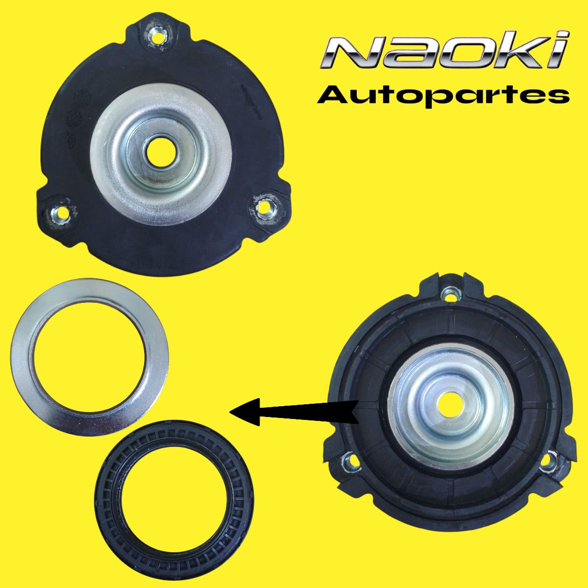 Base Amortiguador Crossfox 2007 Al 2017 Del Der O Izq 1.6