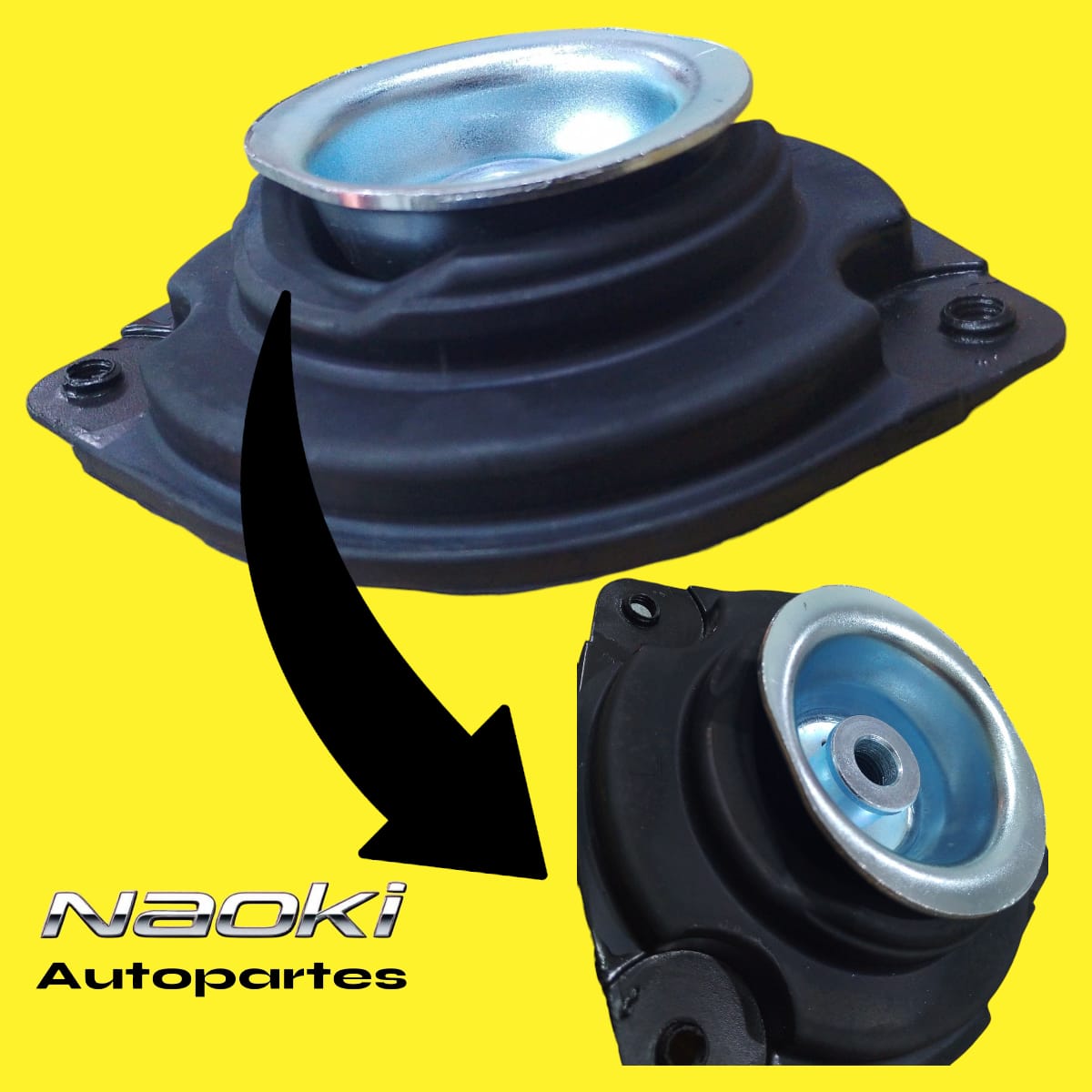 Base Amortiguador Koleos 2009 Al 2016 Del Izq 2.5