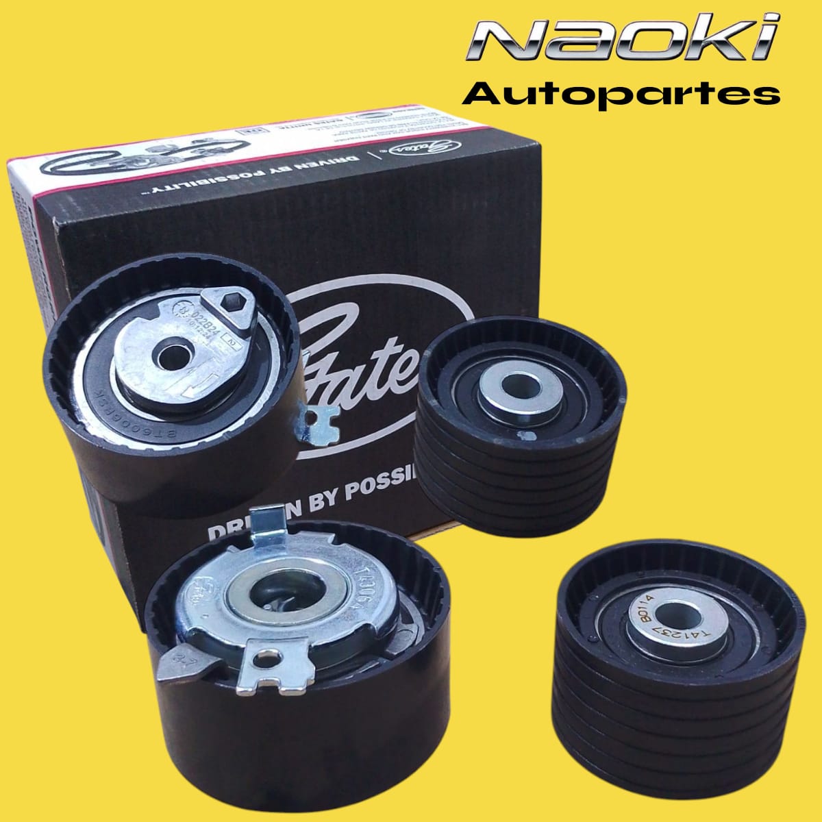 Kit distribucion clio 1.6 2002 al 2010 con bomba gates