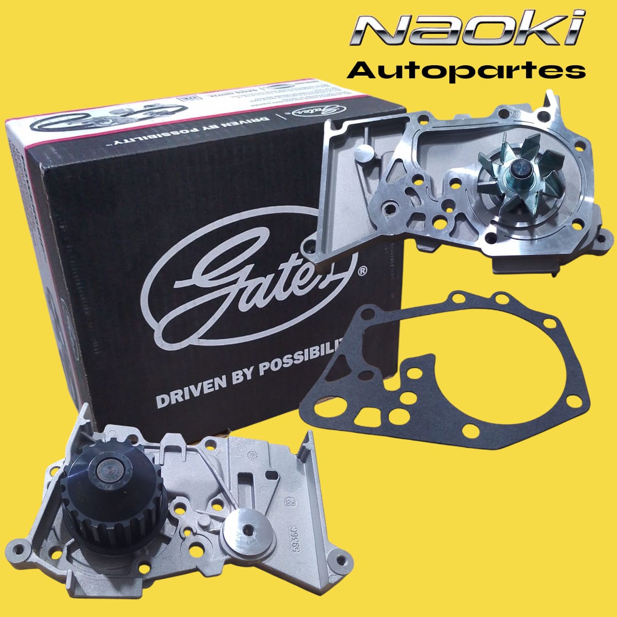 Kit distribucion sandero 1.6 2010 al 2011 con bomba gates