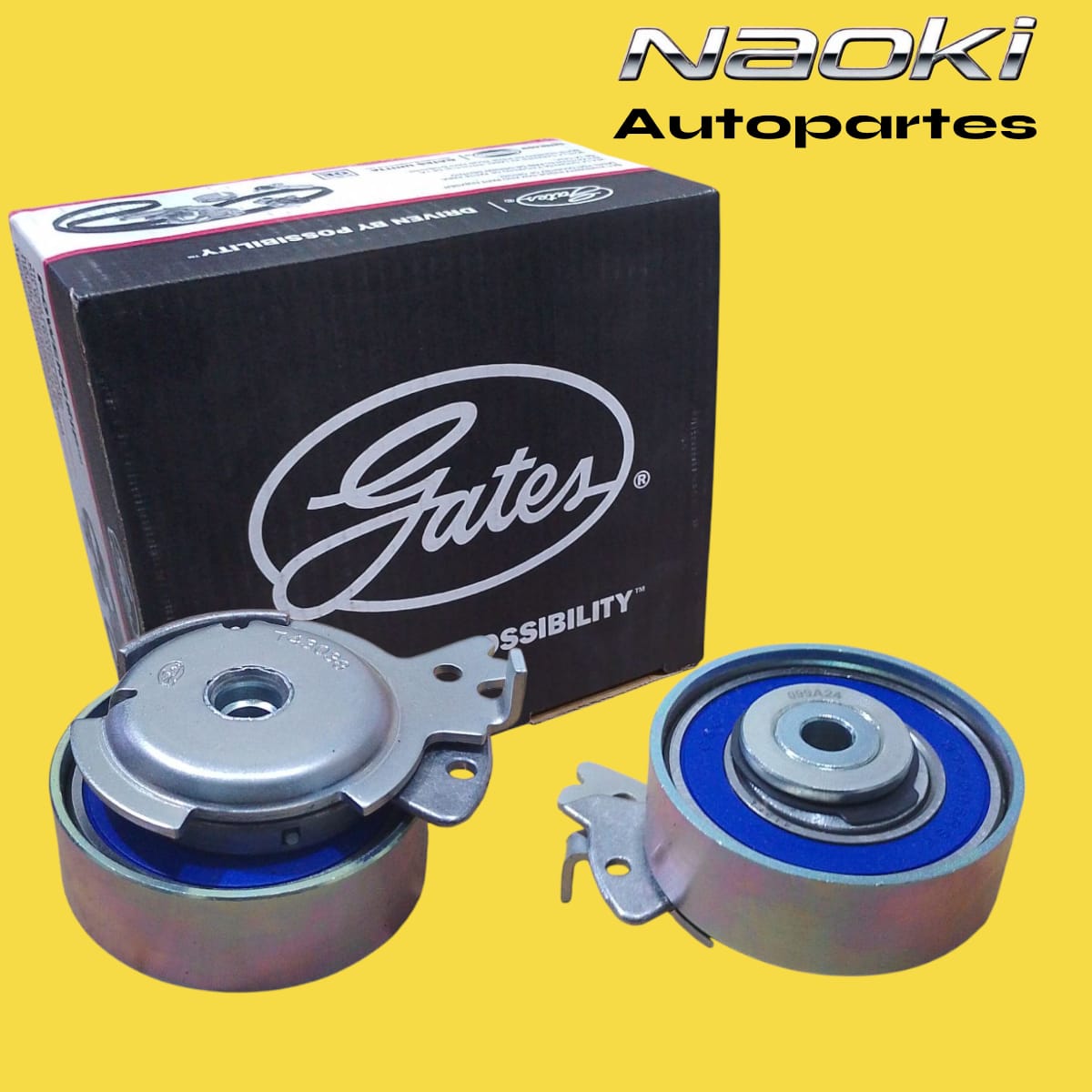 Kit distribucion chevy 1.6 2000 al 2012 con bomba gates