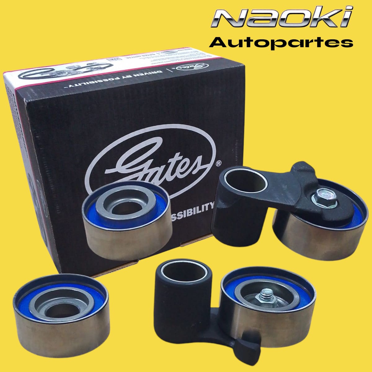Kit distribucion accord 3.0 2006 al 2007 con bomba gates
